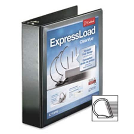 Cardinal Locking D-Ring Binder, 1.5 in. Cap, Black CA463913